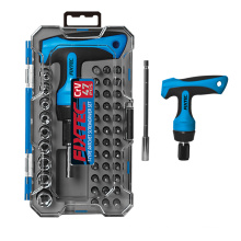 FIXTEC Professional 47PCS CRV T-Type Ratchet Screwdriver Set for Household